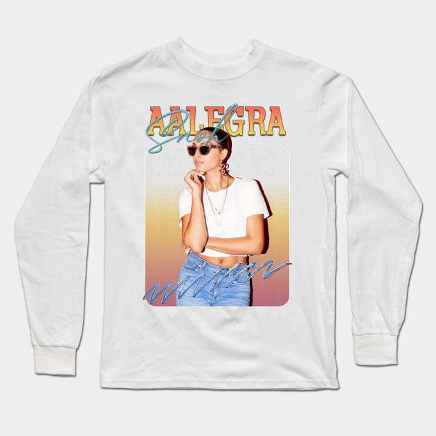 Vintage Aesthetic Snoh Aalegra Long Sleeve T-Shirt by Next And Stop